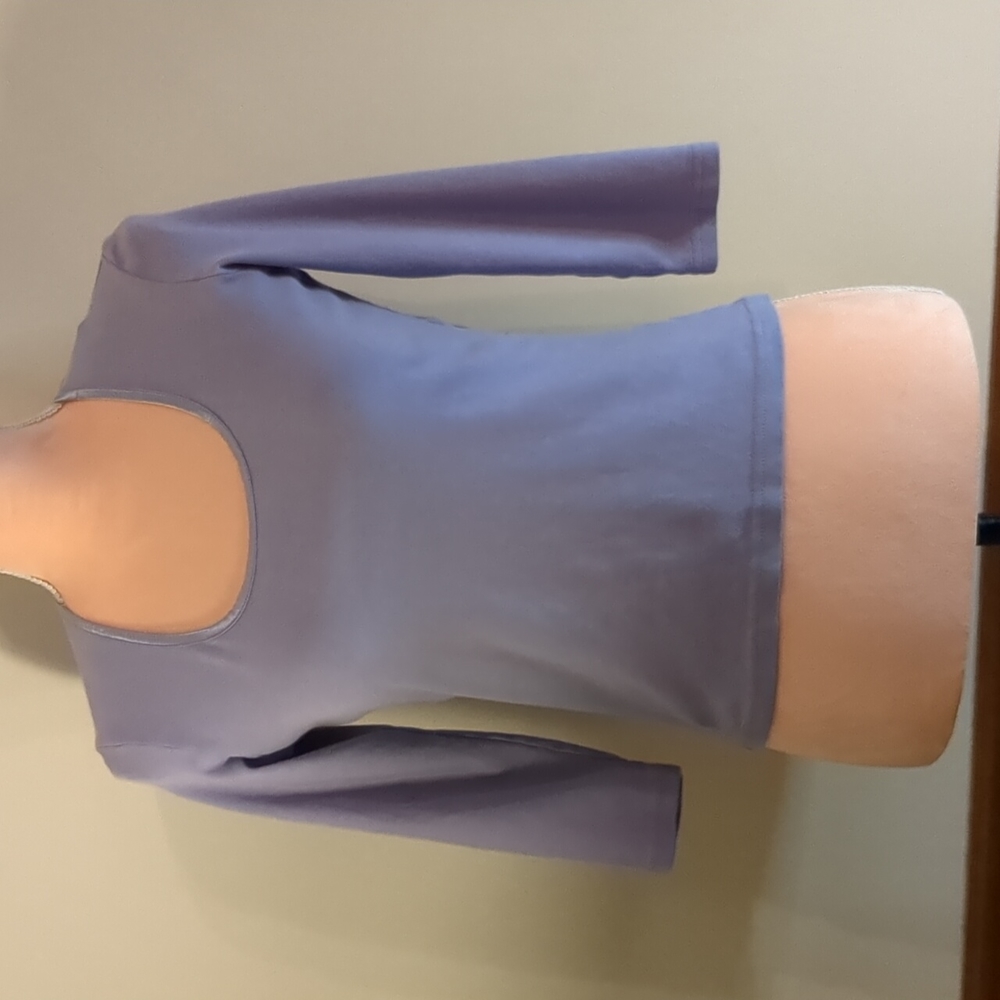 Paradox lavender three quarter sleeved shirt in size Missy Small